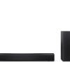 Sharp kompakts 2.1 skaņas josla ar bezvadu zemfrekvences skaļruni | HT-SBW121 | 240 W | Bluetooth | Bezvadu savienojums | Melns