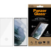 PanzerGlass | Samsung | Galaxy S22 Ultra | Tempered glass | Black | Case friendly. Compatible with ultrasonic fingerprint sensor. 100 % touch sensitivity. Antibacterial (ISO 22196 certified & JIS 22810 approved) | Screen Protector