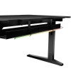 Genesis Gaming Desk | Holm 120 Modular | Melns