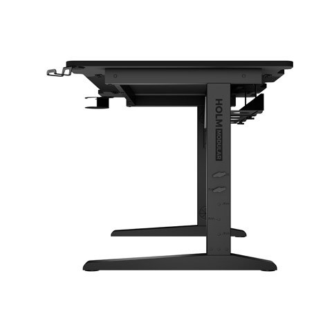 Genesis Gaming Desk | Holm 120 Modular | Melns