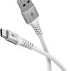 Goobay | USB-C uz USB-A supersoft tekstila kabelis ar metāla spraudņiem | 74530
