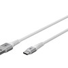 Goobay | USB-C uz USB-A supersoft tekstila kabelis ar metāla spraudņiem | 74530