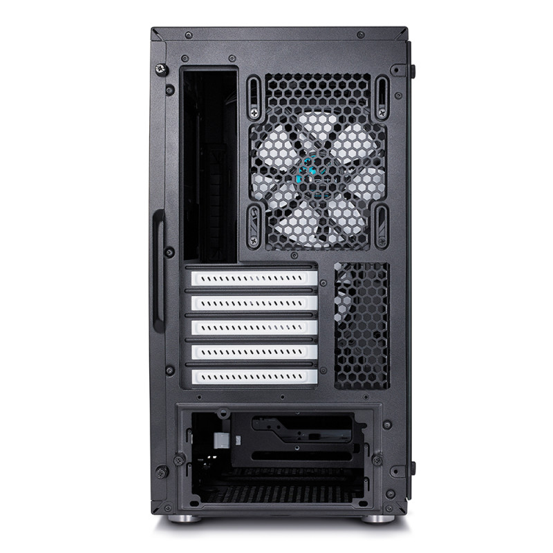 Fractal Design | Define Mini C TG | FD-CA-DEF-MINI-C-BK-TG | Sānu logs | Kreisā sānplāksne - rūdīts stikls | Melns | Micro ATX | ATX