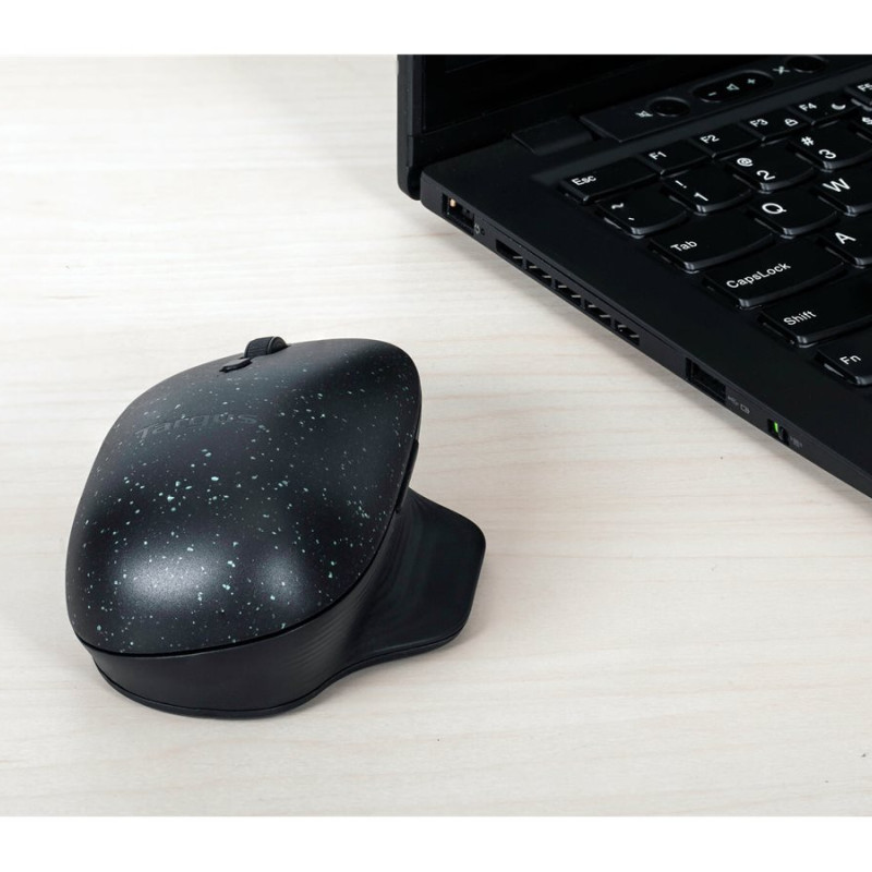 Targus | Mouse | ErgoFlip EcoSmart | Wireless | Bluetooth | Black
