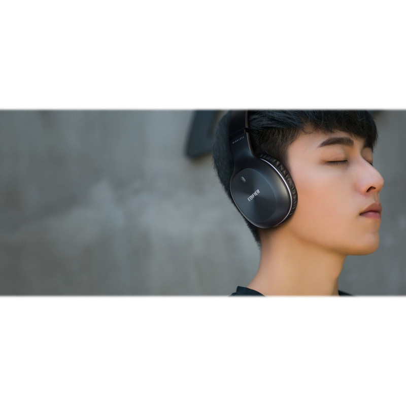 Edifier | Austiņas | W800BT SE | Bluetooth | Over-Ear | Mikrofons | Melna | Trokšņu slāpēšana | Bezvadu