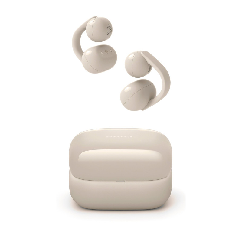 Sony | Earbuds | LinkBuds WF-LC900 Clip | Bluetooth | Open-Ear | Greige | Wireless