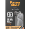 PanzerGlass | Panzerglass 3-in-1 Pack | iPhone | iPhone 15 Pro | Clear | PicturePerfect kameras lēcas aizsargs, bezvadu uzlādei saderīgs HardCase un Ultra-Wide Fit ekrāna aizsargs