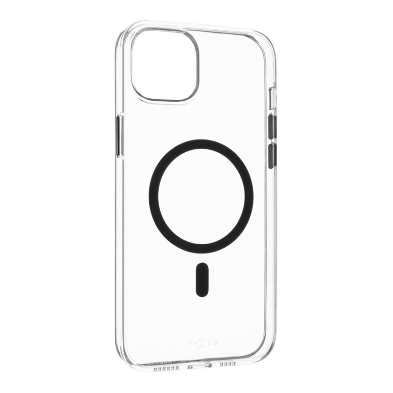 Fixed | MagPurity | Aizmugures vāks | Apple | iPhone 16 Plus | TPU | Caurspīdīgs, Melns