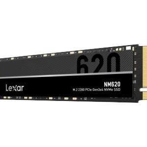 Lexar | SSD | NM620 | 256 GB | SSD formāts M.2 2280 | SDD saskarne PCIe Gen3x4 | Lasīšanas ātrums 3000 MB/s | Ieraksta ātrums 1300 MB/s