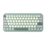 Asus Marshmallow KW100 | Keyboard | Wireless | US International | Green Tea Latte