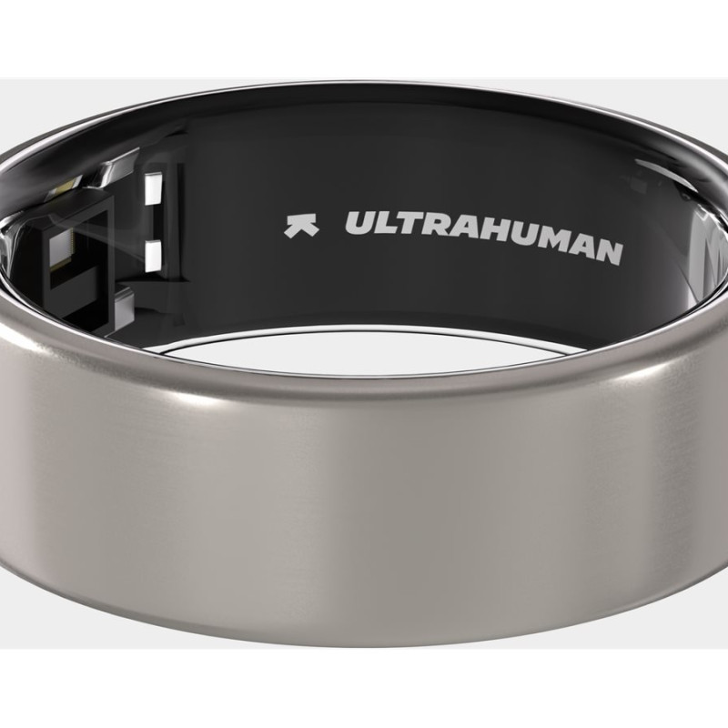 Ultrahuman | Ring Air | Raw Titanium | Izmērs 6 | Viedais gredzens