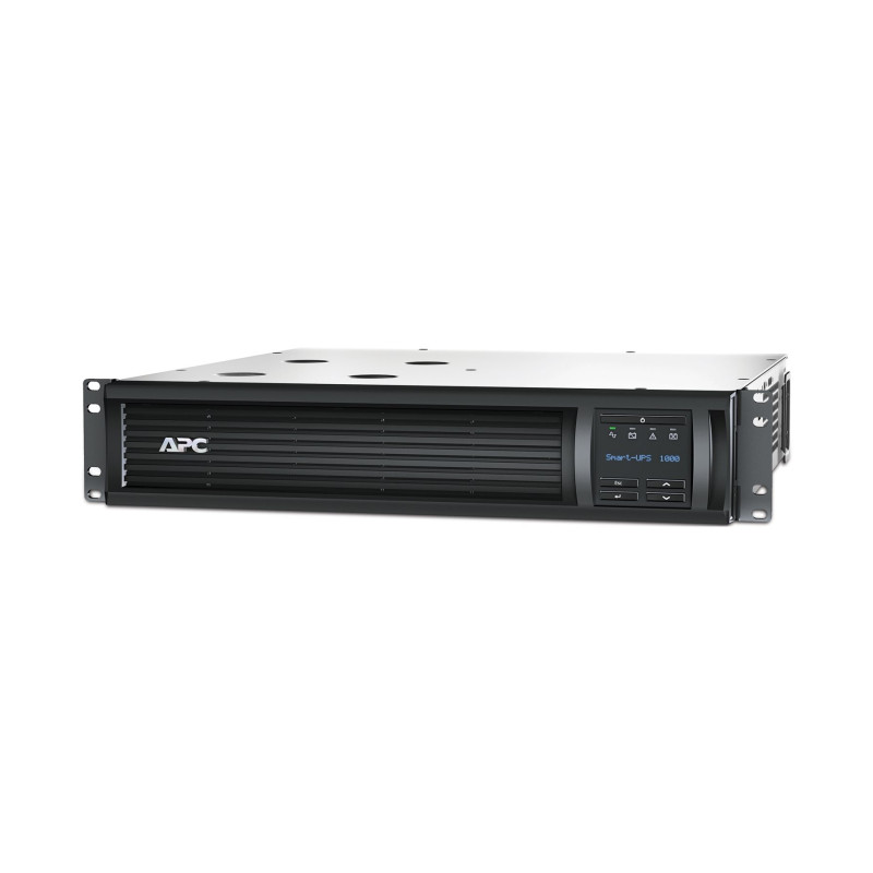 APC Smart-UPS, Line Interactive, 1000VA, Rackmount 2U, 230V, 4x IEC C13 kontaktligzdas, SmartConnect ports+SmartSlot, AVR, LCD, melns | Schneider Electric