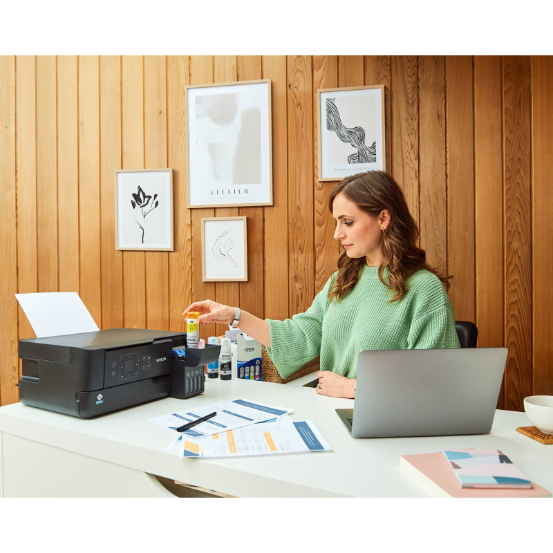 Epson | Daudzfunkcionālais printeris | EcoTank L3560 | Tintes | Krāsu | Tintes daudzfunkcionālais printeris | A4 | Wi-Fi | Melns