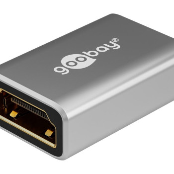 Goobay HDMI adapteris, savienotājs, zelts pārklāts, 8K @ 60 Hz | 72008
