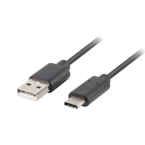 Lanberg | USB Type-C uz USB Type-A 2.0 kabelis, 0.5 m | CA-USBO-10CU-0005-BK | USB Type-C uz USB Type-A