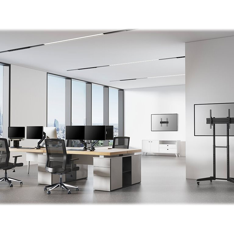 Neomounts Floor stand | FL50-540BL1 TV ratiņš | Regulējams augstums, slīpums | 37-70
