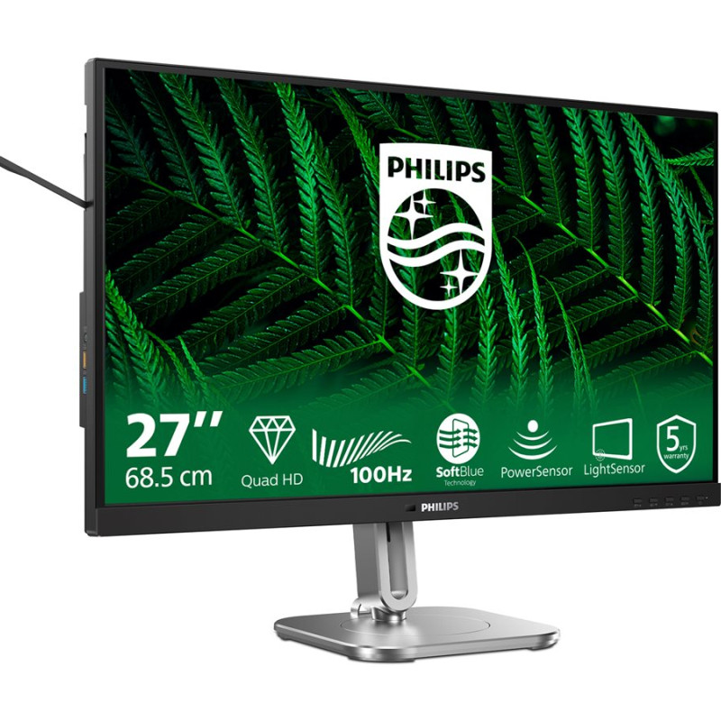 Philips | 27B2G5500/00 | 27 " | IPS | 16:9 | 100 Hz | 4 ms | 2560 x 1440 pixels | 300 cd/m² | HDMI ports quantity 2