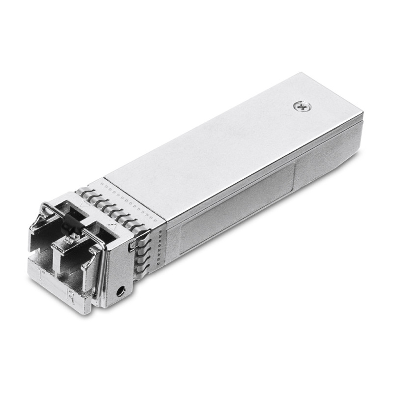TP-LINK | 10GBase-SR SFP+ LC transīvētājs | TL-SM5110-SR | SFP+ transīvētājs | daudzrežīmu šķiedra | LC/UPC | 10000 Mbit/s | viļņa garums 850 nm | 0 līdz 70