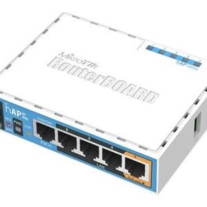 MikroTik | RB952Ui-5ac2nD | hAP ac lite | 802.11ac | 867 Mbit/s | 10/100 Mbit/s | Ethernet LAN (RJ-45) porti 5 | MU‑MIMO Jā | 12 mēneši