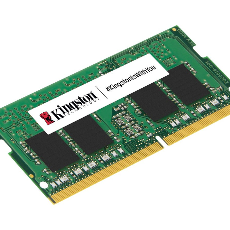 Kingston KVR32S22S8/8 | 8 GB | DDR4 | 3200 MHz | PC/server | Reģistrēta: Nē | ECC: Nē