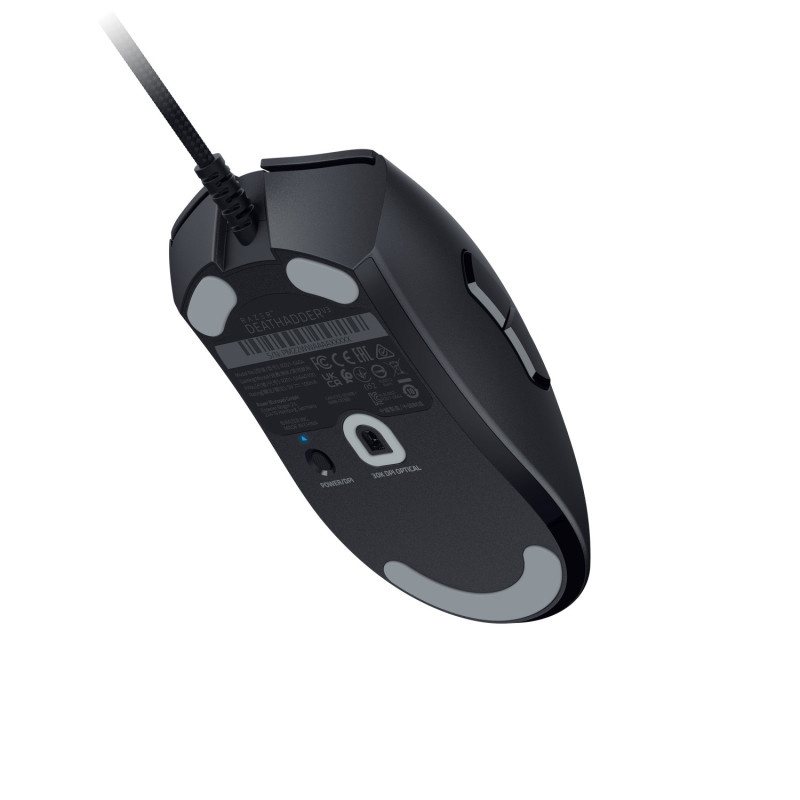 Razer | Spēļu pele | DeathAdder V3 | Spēļu pele | Ar vadu | Optiska | Melna | Nav RGB