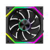 Gamemax FN12A-N2 WL-R | Korpusa ventilators | Melns