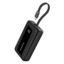 Anker power bank ar iebūvētu USB-C kabeli | A1688H11 | 10000 mAh | Melns