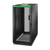APC Easy Rack 600mm/24U/1000mm , with Roof, Side panel,castors,feet and 4 Brackets, No Bottom, black | Schneider Electric