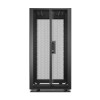 APC Easy Rack 600mm/24U/1000mm , with Roof, Side panel,castors,feet and 4 Brackets, No Bottom, black | Schneider Electric