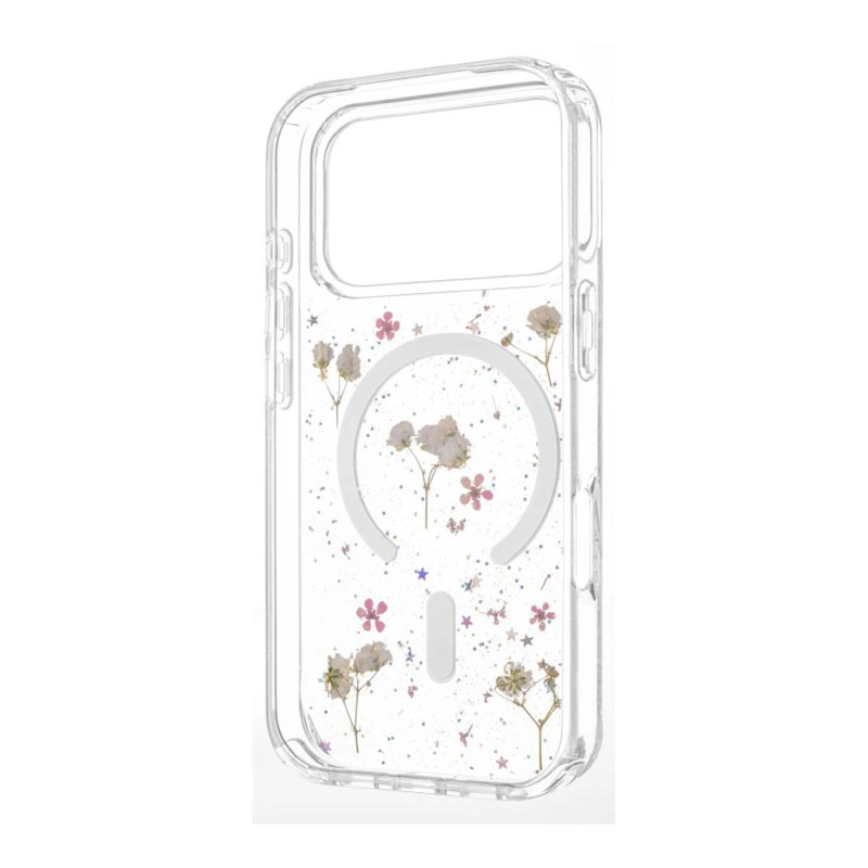 Fixed MagBloom | Aizmugures vāks | Apple | iPhone 17 Pro | TPU | Blush Plum