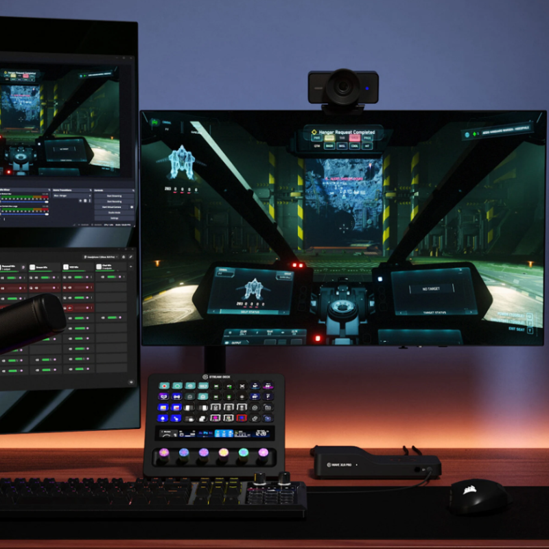 Elgato Stream Deck+ XL | Daudzskārienu kontrolieris | Melns