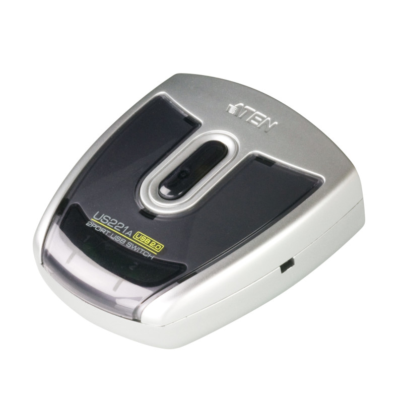 Aten | 2-Portu USB 2.0 perifērijas slēdzis | US221A-AT