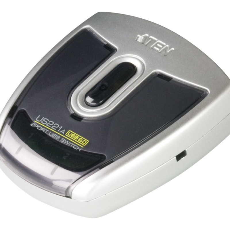 Aten | 2-Portu USB 2.0 perifērijas slēdzis | US221A-AT