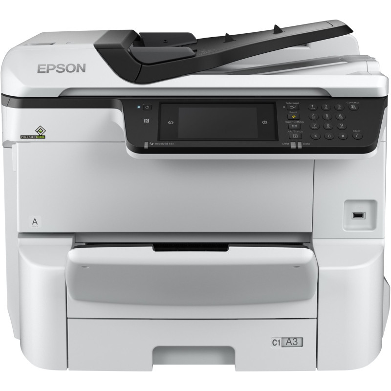 Epson | Daudzfunkcionāls printeris | WF-C8610DWF | Tintes | Krāsains | All-in-One | A3 | Wi-Fi | Pelēks/Melns