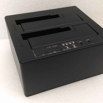 Raidsonic Icy Box | IB-121CL-C31 CloneStation priekš 2x HDD/SSD ar USB 3.1 (Gen 2) Type-C | IZMANTOTS, ATJAUNOTS, BEZ ORIĢINĀLĀ IEPAKOJUMA UN INSTRUKCIJĀM