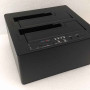 Raidsonic Icy Box | IB-121CL-C31 CloneStation priekš 2x HDD/SSD ar USB 3.1 (Gen 2) Type-C | IZMANTOTS, ATJAUNOTS, BEZ ORIĢINĀLĀ IEPAKOJUMA UN INSTRUKCIJĀM