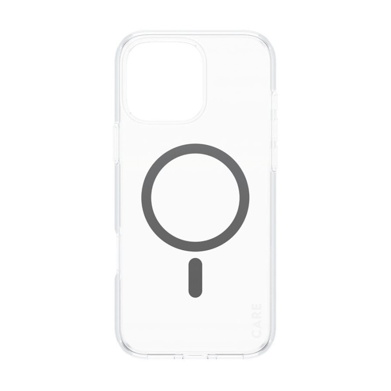 CARE Flagship maciņš | Aizmugures vāciņš | Apple | iPhone 16 Pro Max | Pārstrādāta plastmasa | Caurspīdīgs | MagSafe