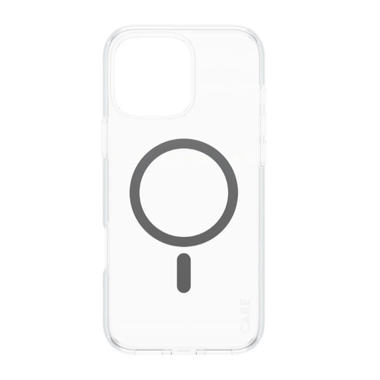 CARE Flagship maciņš | Aizmugures vāciņš | Apple | iPhone 16 Pro Max | Pārstrādāta plastmasa | Caurspīdīgs | MagSafe
