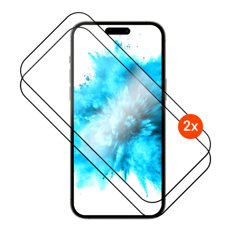 Fixed Screen protector | Apple | iPhone 17 Pro | Tempered glass | Black | Full Cover 2.5D