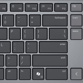 Dell Pro 7 Slim tastatūra un pele | KM726 | Tastatūras un peles komplekts | Bezvadu | Pele iekļauta | Igauniski | Bluetooth | Bezvadu savienojums | Melna