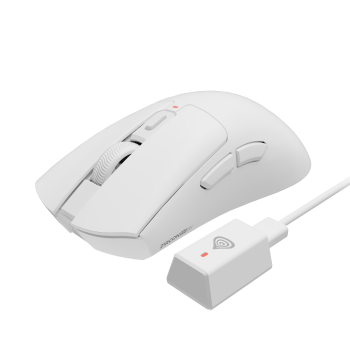 Genesis spēļu pele | Zircon 880 Pro 8k | bezvadu | 2.4 GHz, Bluetooth | balta