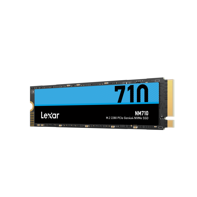 Lexar | M.2 NVMe SSD | NM710 | 500 GB | SSD formfaktors M.2 2280 | Cietvielu disks interfeiss PCIe Gen4x4 | Nolasīšanas ātrums 5000 MB/s | Rakstīšanas ātrums 2600 MB/s