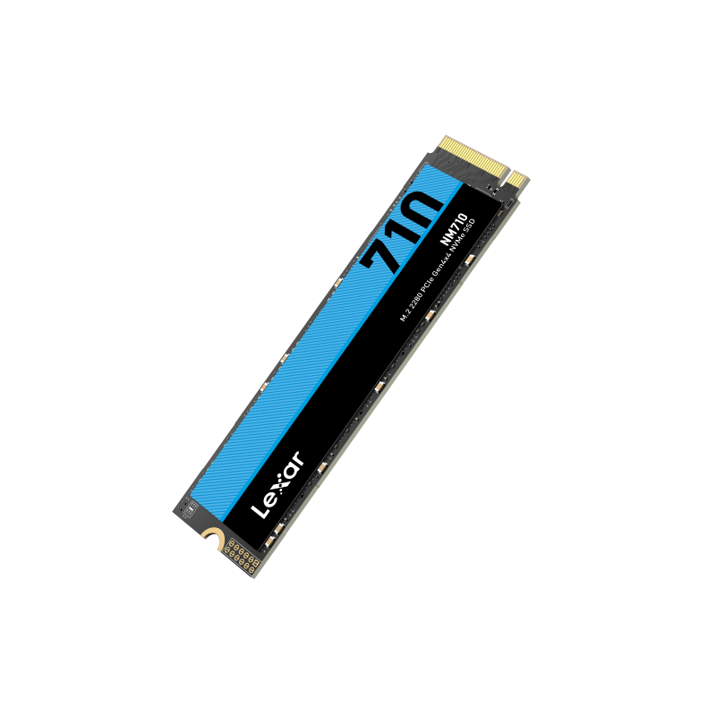 Lexar | M.2 NVMe SSD | NM710 | 500 GB | SSD formfaktors M.2 2280 | Cietvielu disks interfeiss PCIe Gen4x4 | Nolasīšanas ātrums 5000 MB/s | Rakstīšanas ātrums 2600 MB/s