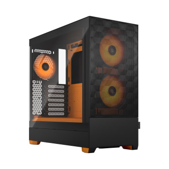 Fractal Design | Pop Air RGB | Sānu logs | Orange Core TG Clear Tint | ATX, mATX, Mini ITX | ATX