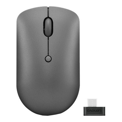 Lenovo | Wireless Compact Mouse | 540 | Bezvadu | Sarkans optiskais sensors | 2.4G bezvadu caur USB‑C uztvērēju | Storm Grey | 1 gads