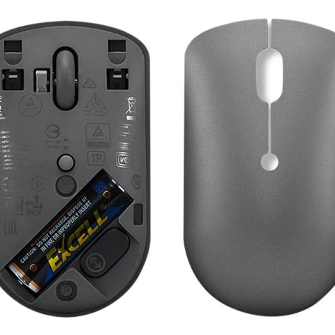 Lenovo | Wireless Compact Mouse | 540 | Bezvadu | Sarkans optiskais sensors | 2.4G bezvadu caur USB‑C uztvērēju | Storm Grey | 1 gads