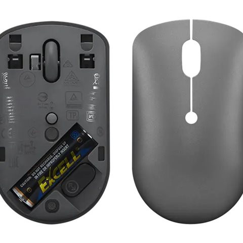 Lenovo | Wireless Compact Mouse | 540 | Bezvadu | Sarkans optiskais sensors | 2.4G bezvadu caur USB‑C uztvērēju | Storm Grey | 1 gads