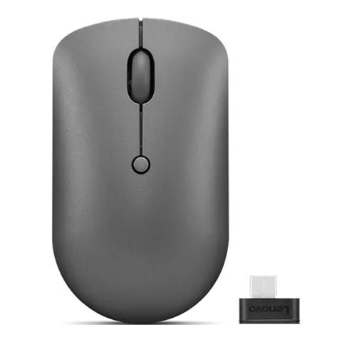 Lenovo | Wireless Compact Mouse | 540 | Bezvadu | Sarkans optiskais sensors | 2.4G bezvadu caur USB‑C uztvērēju | Storm Grey | 1 gads