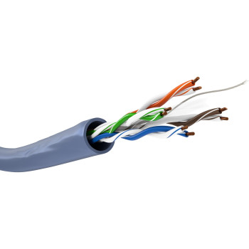 Goobay | CAT 6A tīkla kabelis, U/UTP, 100 m | 96096 | U/UTP | Zils