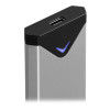 AXAGON External SuperSpeed+ USB-C metal box for M.2 NVMe SSD disks having sizes of up 42 to 80 mm | EEM2-UG2